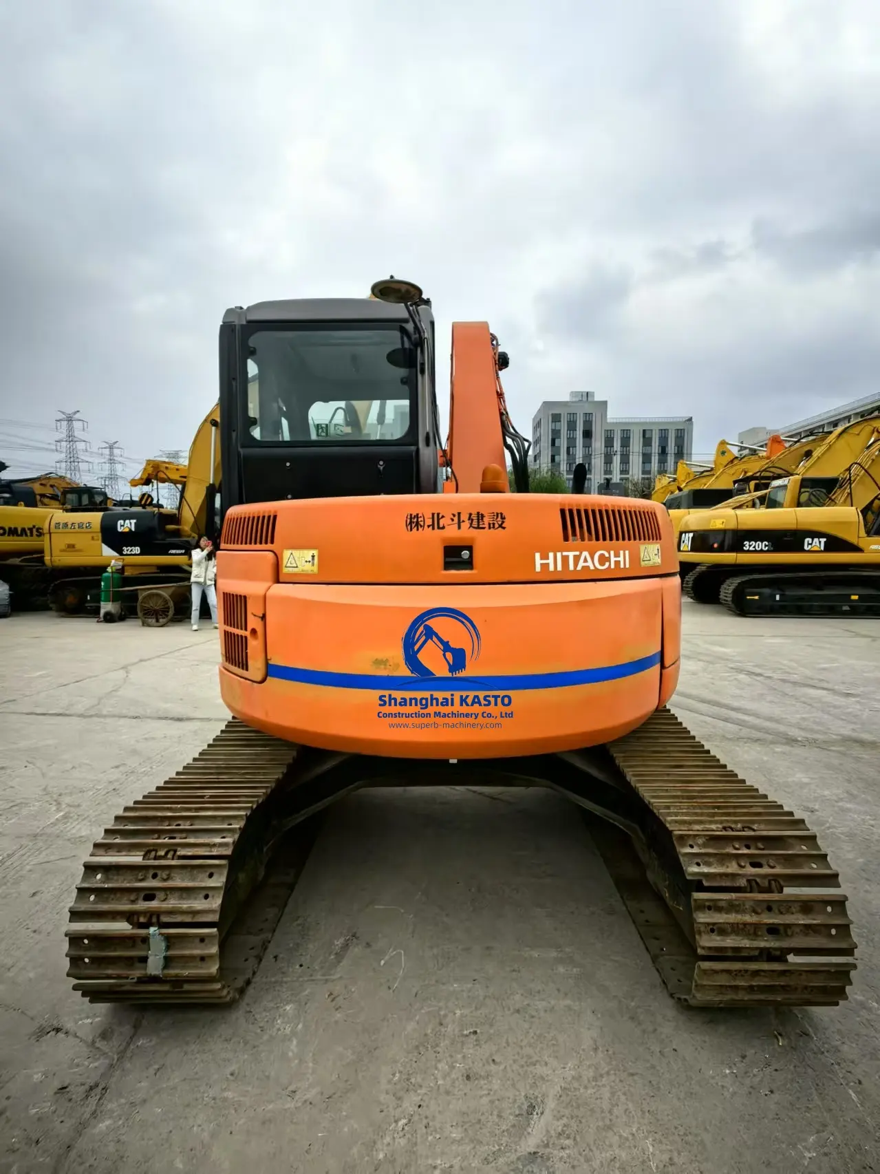 クチナシ　幹太 Used Hitachi Zx75 Zx75us Excavator Mini Hitachi Crawler