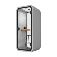 Cabine insonorisée portable cabine de confidentialité pour 1 personne cabine préfabriquée insonorisée pour bureau à domicile