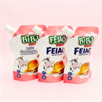 Emballage souple personnalisé pour aliments pour bébés, poche à bec verseur pour liquides, gelée, yaourt, boisson, jus, purée de fruits, lait, emballage Doypack avec bec verseur