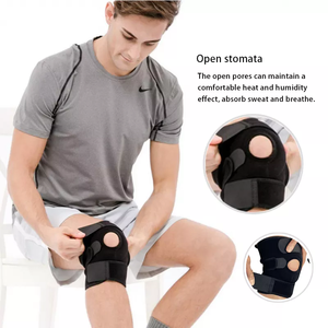 Rodillera <span class=keywords><strong>de</strong></span> Soporte Ajustable con Rótula Abierta, Estabilizador Protector <span class=keywords><strong>de</strong></span> Nylon para Rotura <span class=keywords><strong>de</strong></span> <span class=keywords><strong>Menisco</strong></span>, Deportes y Correr - Product Image 2