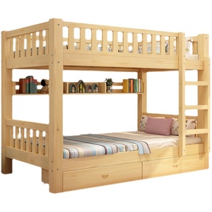 Letti a Castello per Camera da Letto con Struttura in Legno Massello Tectonic e Ringhiera Orizzontale per Unità di Dormitorio Funzionale a Due Piani per Scuole - Product Image 5