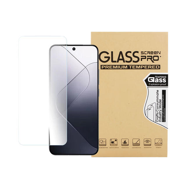 Wholesale Anti-Fingerprint HD Clear Tempered Glass Screen Guard Protective Film for Redmi Note 15 14 13 12 5G Pro+ Mobile Phones