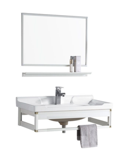 <span class=keywords><strong>Nanan</strong></span> Guanshu de pvc de buena calidad impermeable de buen diseño miroor exposición moderno del gabinete del cuarto de baño - Product Image 1