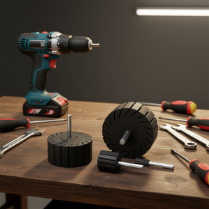 Soportes de manga Fervi para almohadillas de pulido de 60 mm con eje metálico - Product Image 3