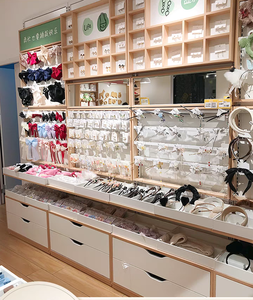 אביזרים מותאמים אישית חנות תצוגה מדפים פלדה עץ סטנדרטי - Product Image 3