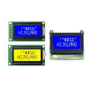 หน้าจอ LCD ขนาดเล็ก LCM 0802A โมดูลจอ LCD แบบตัวอักษร โมดูลหน้าจอ LCD แบบดอทเมทริกซ์ 8*<span class=keywords><strong>2</strong></span> โมดูลจอแสดงผล LCD สำหรับนาฬิกาอัจฉริยะ - Product Image 1