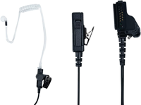 Tabung Akustik Walkie Talkie dan Headset Pengawasan Mic&PTT untuk Radio Motorola XTS5000 XTS3000 XTS2500 HT1000 HT2000 MT1500