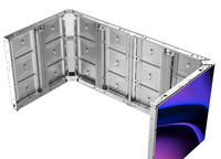 Armoire extérieure en aluminium à haute luminosité P8 P10 960x960mm IP68 étanche la publicité commerciale Led Display