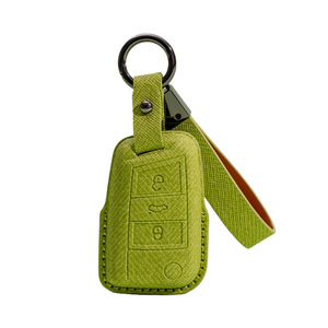 Étui pour clé de voiture en cuir BLA, logo personnalisé, durable, antidérapant, protecteur, imperméable, résistant aux rayures, coque de clé à distance, accessoires pour clés - Product Image 5