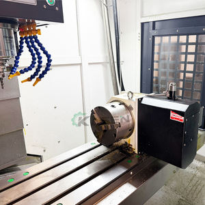 高品質VMC640 CNC立形フライス盤GSK制御BT40スピンドル高精度4軸マシニングセンタ - Product Image 4