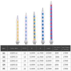 원형 인터페이스 회전 나선형 정적 혼합 튜브 두 가지 구성 요소 접착제 분배 혼합 포팅 충전 기계에 적합 - Product Image 6