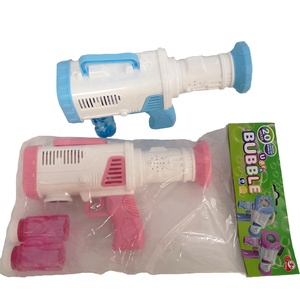 Ventas calientes Automático 20 Agujeros Cohete Soplador de jabón Plástico Alta demanda Cohete Bazooka Pistola de burbujas - Product Image 2