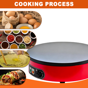 Crêpière Électrique Commerciale 3000W en Acier Inoxydable 40cm 220-240V Antiadhésive pour Boulangerie, Café et Snack-bar - Product Image 5