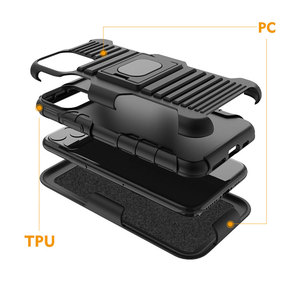 Anti <span class=keywords><strong>A</strong></span> prueba de golpes <span class=keywords><strong>a</strong></span> prueba de caja del teléfono para iphone 11 soporte funda combo - Product Image 4