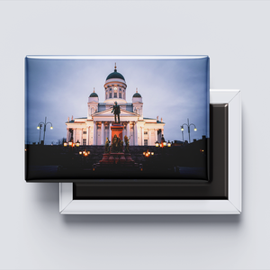 Cadeau promotionnel aimant de réfrigérateur en fer blanc de haute qualité, impression personnalisée sur mesure, thème <span class=keywords><strong>Finlande</strong></span>, photo, <span class=keywords><strong>voyage</strong></span>, tourisme - Product Image 3