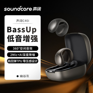 Soundcore C40i Wireless Earbuds BassUp Enhanced Low Frequency 360 Degree Spatial Sound With Ai Noise Reduction - Product Image 1