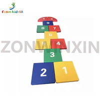 ZONWINXIN approvisionnement d'usine personnalisé grille-motif doux équipement d'entraînement sensoriel tapis de saut numéro de pavé numérique pour enfants 11 articles