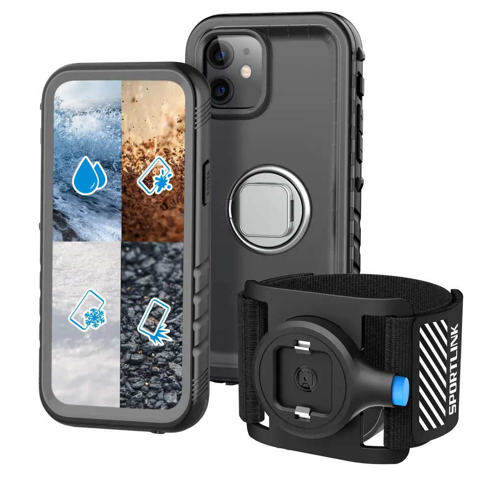 Waterproof Armband for iPhone 14, Sports Arm/Wrist Strap Phone Holder with Waterproof Case for iPhone 14