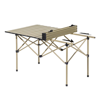 Table pliante moderne XL en acier carbone ultralégère pour camping, pique-nique, barbecue – Mobilier d'extérieur pliable