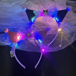 Fascia per Capelli per Bambini all'Ingrosso, Accessori per Capelli con Fiocco Carino e Luminoso, Elastico per Capelli - Product Image 3