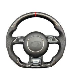 Volante de Fibra de Carbono para Audi A3 A4 A5 A6 A7 Q3 Q5 Q7, Accesorios de Modificación Personalizados para Carreras - Product Image 1