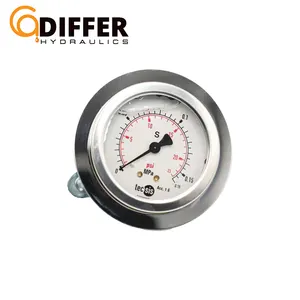 Top Sale Hydraulic Low Range Pressure Gauge Meter 0-1.6 bar