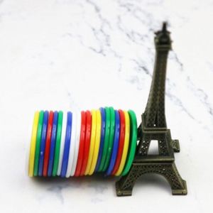 Fichas de Juego de Plástico PS Redondas de 38 mm, de Colores, sin Denominación, para Casinos y Juegos de Fiesta - Product Image 2