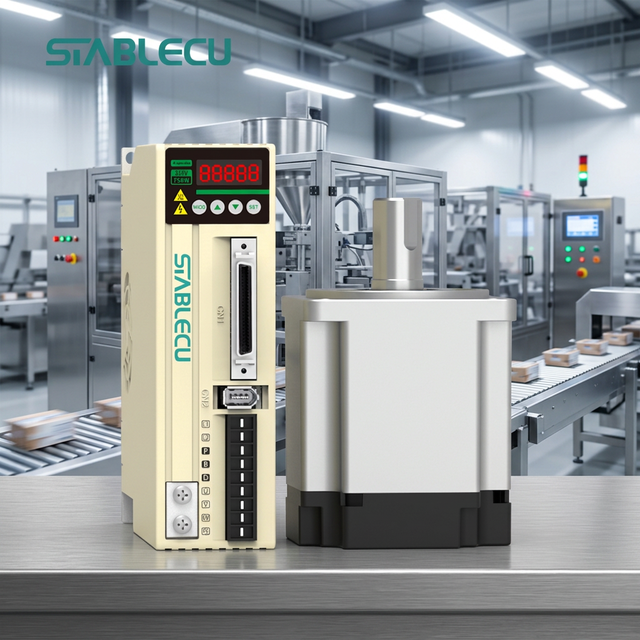750W 2.39N.m Servo Motor Drive 80mm Flange 3000RPM EtherCAT Motion Control for Packaging Machine Applications