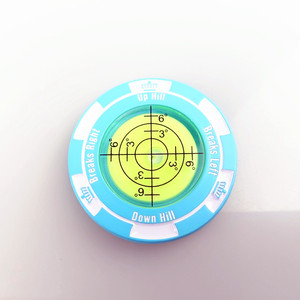 Venta al por mayor de metal verde lector de arcilla juego de fichas de póquer personalizado Casino Monte Carlo hierro marcador de pelota de golf logotipo personalizado recuerdo - Product Image 5