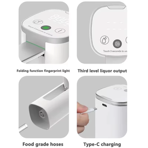 Distributeur intelligent électronique de vin et de spiritueux avec capteur de débit quantitatif pour whisky et eau - Product Image 5