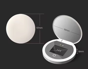 Espejo cosmético LED de detección UV inteligente portátil con herramienta analizadora de cuidado de la piel ligera para revisión de maquillaje - Product Image 4