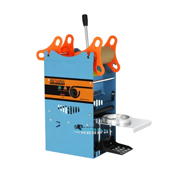 Горячая Распродажа, ручная машина для герметизации стаканчиков, герметизатор стаканчиков