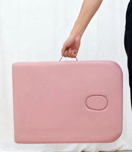 <span class=keywords><strong>Table</strong></span> <span class=keywords><strong>de</strong></span> <span class=keywords><strong>massage</strong></span> en bois portable à 2 sections - Lit <span class=keywords><strong>de</strong></span> <span class=keywords><strong>massage</strong></span> pliable professionnel réglable avec sac <span class=keywords><strong>de</strong></span> transport, <span class=keywords><strong>rose</strong></span> - Product Image 2