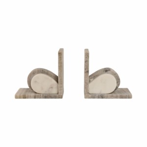 Fermalibri Decorativi in Onice e Marmo, Eleganti e Moderni per Libreria e Ufficio - Product Image 1