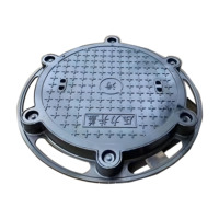 OEM D400 EN 124 Drainage routier en fonte ductile couvercle de trou d'homme utilisé couvercles de trou d'homme d'égout avec cadre