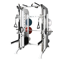 Équipement de gymnastique multifonctionnel commercial Power Rack Training Squat Rack Smith Machine