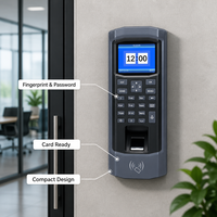 Máquina de Control de Asistencia con Huella Dactilar Wiegand, Terminal de Control de Acceso con Descarga USB Anti-manipulación para Empleados de Oficina y Fábrica