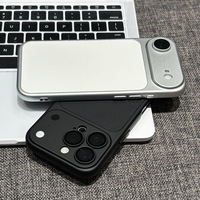 Casing Pelindung HP Anti Benturan TPU Lembut Motif Lychee Burgundy Baru untuk iPhone 18 Pro Max 17 Air 16 15 14 13