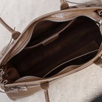 Sac fourre-tout de luxe en PU pour femme 2026, haut de gamme, à porter à l'épaule, en bandoulière ou sous le bras, nouvelle collection automne, en cuir huilé ciré, avec chaînes, portable