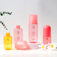 Bouteille pulvérisateur rose 250 ml en forme de capsule unique pour tonique de beauté, shampoing, soins capillaires et crème solaire