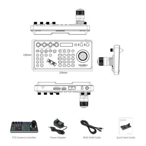 Contrôleur PTZ FEELWORLD KBC20, conception de matériel personnalisée disponible, faible MOQ, prix de gros pour les distributeurs, fournisseur B2B - Product Image 6