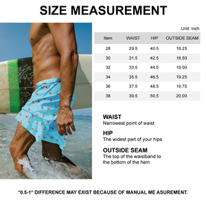 กางเกงขาสั้นชายหาดลายพิเศษ - โดดเด่นบนชายหาด - Product Image 4