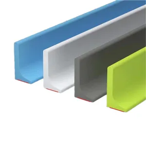 Individuelle L-Form zusammenklappbare Silikon-Gummi-Küchenspüle Spritzschutz-Wasserhalterungsstreifen für Arbeitsplatte Küche und Badezimmer