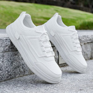 Zapatillas de Hombre Nuevas 2026, Sólidas, de Verano, Impermeables, con Cordones, Casuales, Blancas, Combinables con Todo, a la Moda, para Trabajo - Product Image 2