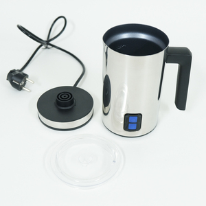 Klassischer automatischer 4-in-1-Milchschäumer und Dampf garer aus rostfreiem Stahl Modernes rundes Design Umwelt freundlicher Cappuccino-Hersteller - Product Image 2