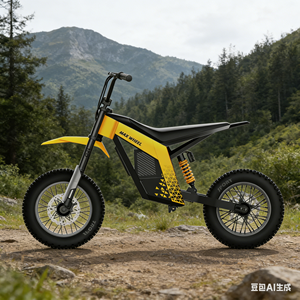 Vélo électrique tout-terrain rapide, Dirt E Cross Downhill Bike Beach Cruiser Off Road 20 pouces pour adolescents MX-E1, vélo tout-terrain rapide électrique - Product Image 3