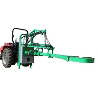 Moissonneuse vibrante hydraulique montée sur tracteur pour olivier
