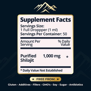 Private Label OEM/ODM Organic Premium Custom Himalayan Shilajit Energy <strong>Drink</strong> Shilajit Liquid Drops With Fulvic Acid - Product Image 6