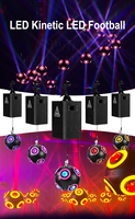 K-2 DJ Club Disco Night Wedding 3m/6m/9m/12m Height RGBW Lifting Kinetic Ball LED Football Stage Lights