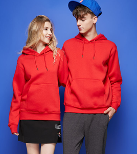 Wholesale Cotton-polyester Hooded Sweatshirt with Custom Logo
